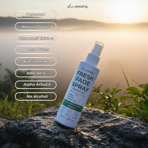 Skin Amazing Unscented Fresh Fade Spray   100ml  Underarm Deomist  Niacinamide Brightening Deodorant, Lightweight, and Controls Odor
