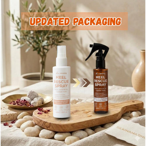 Skin Amazing Heel Rescue Spray – Callus Remover for Dry, Cracked Heels | Foot Care Spray Smooth Hydrating